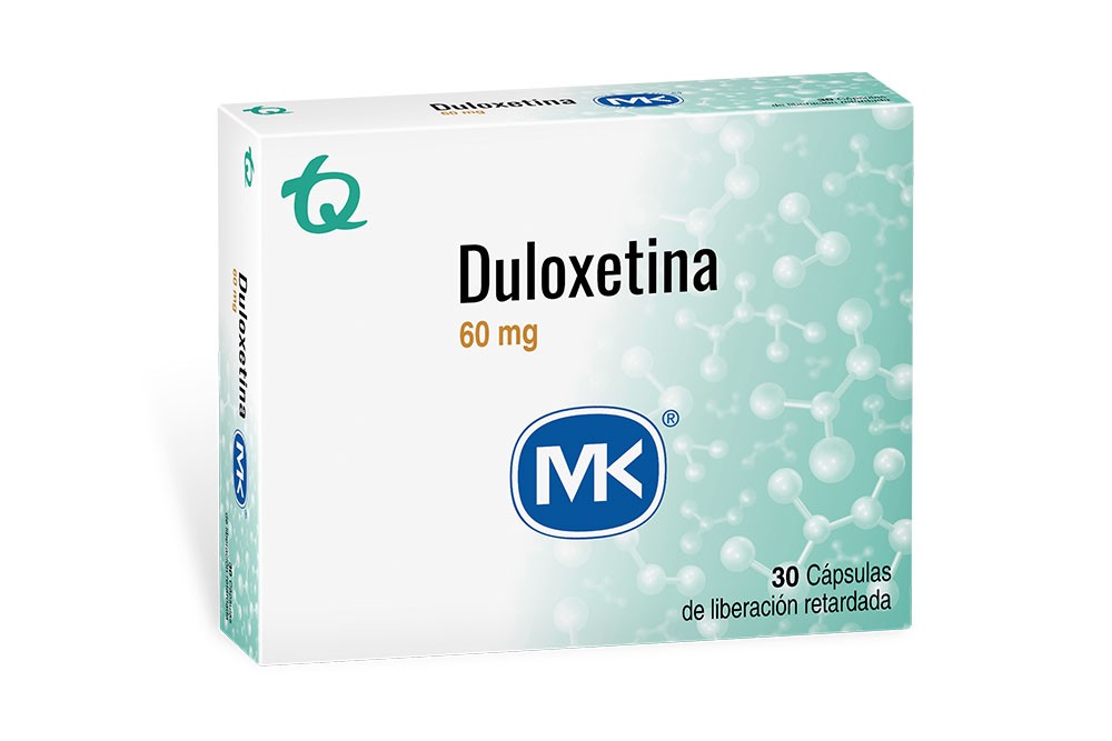 Duloxetina Mk 60 Mg Caja Con 30 Cápsulas