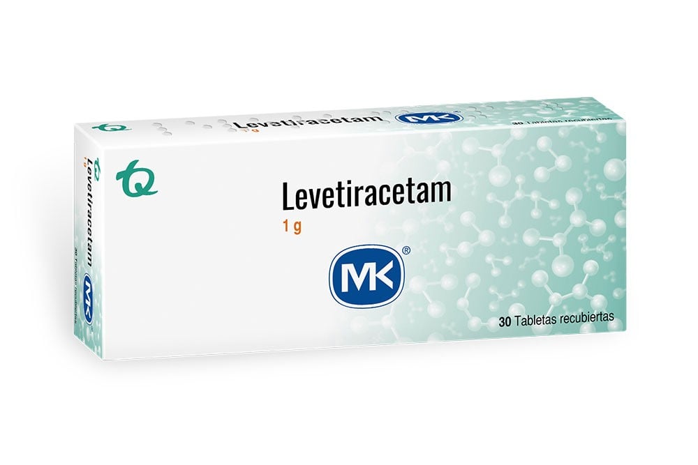 Levetiracetam 1 G Caja Con 30 Tabletas