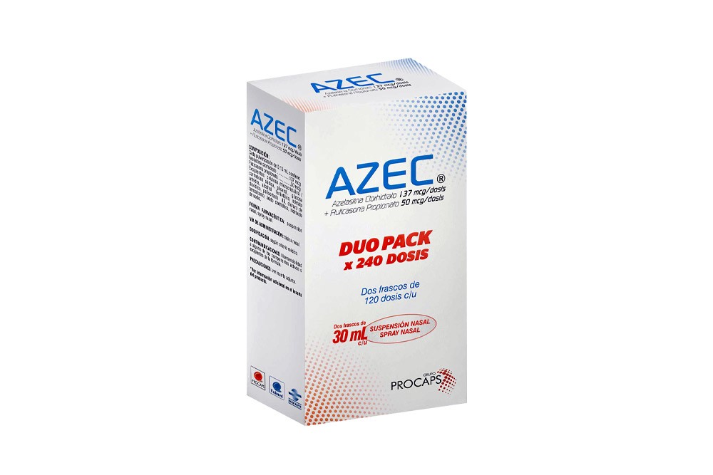 Duopack Azec 137/ 50 Mcg Caja Con 2 Frascos