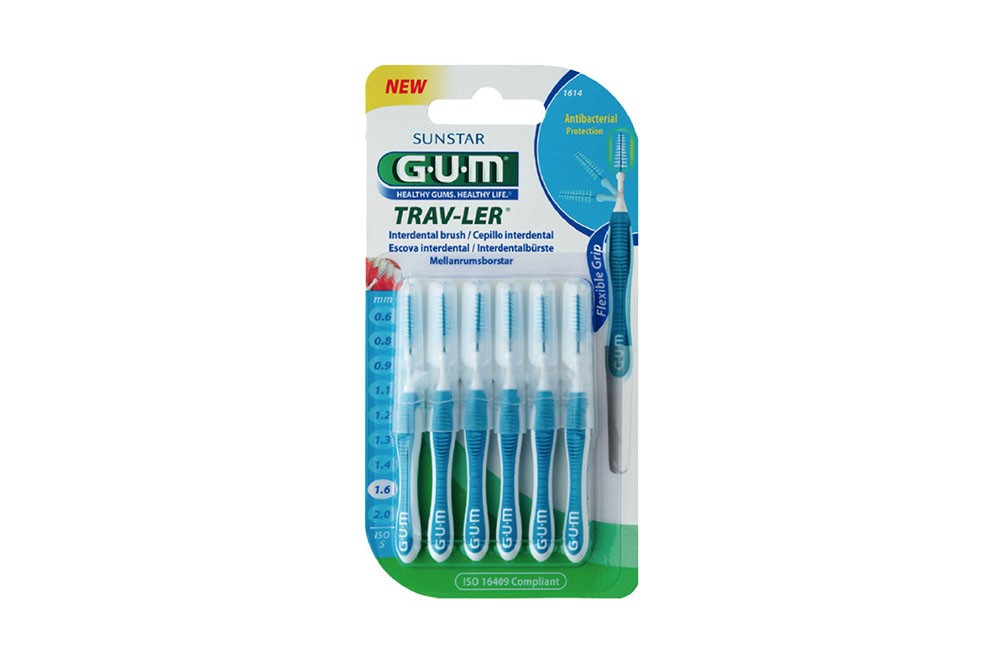 Cepillo Interdental Gum Trav-Ler Empaque Con 6 Unidades