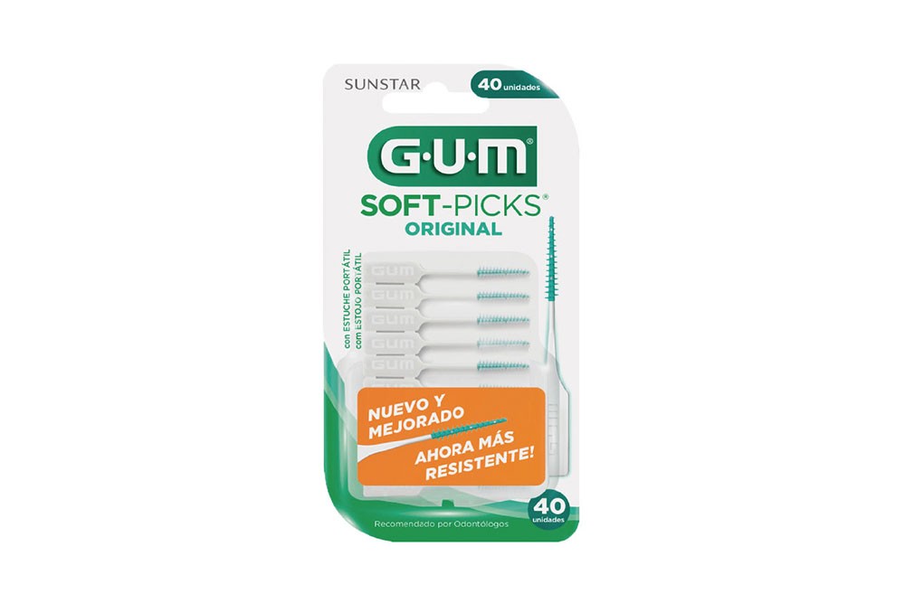 Cepillo Interdental Gum Soft-Picks Caja Con 40 Unidades
