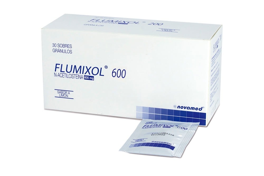 Flumixol 600 Mg Caja Con 30 Sobres