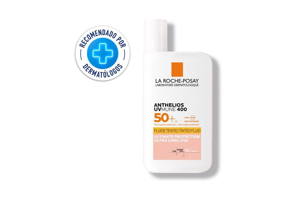 Protector Solar Anthelios Spf 50 Con Color 50 Ml