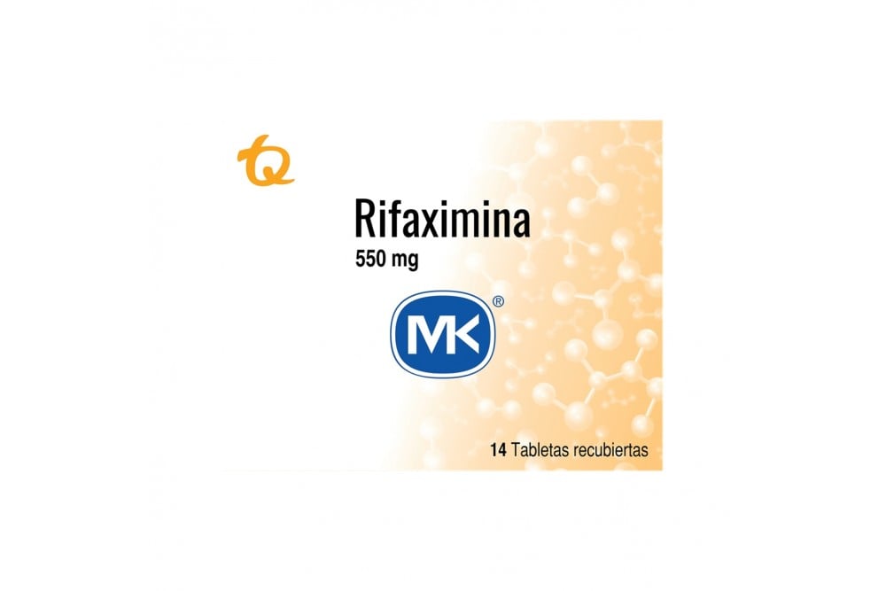 Rifaximina Mk 550Mg Caja X 14 Tabletas Recubiertas