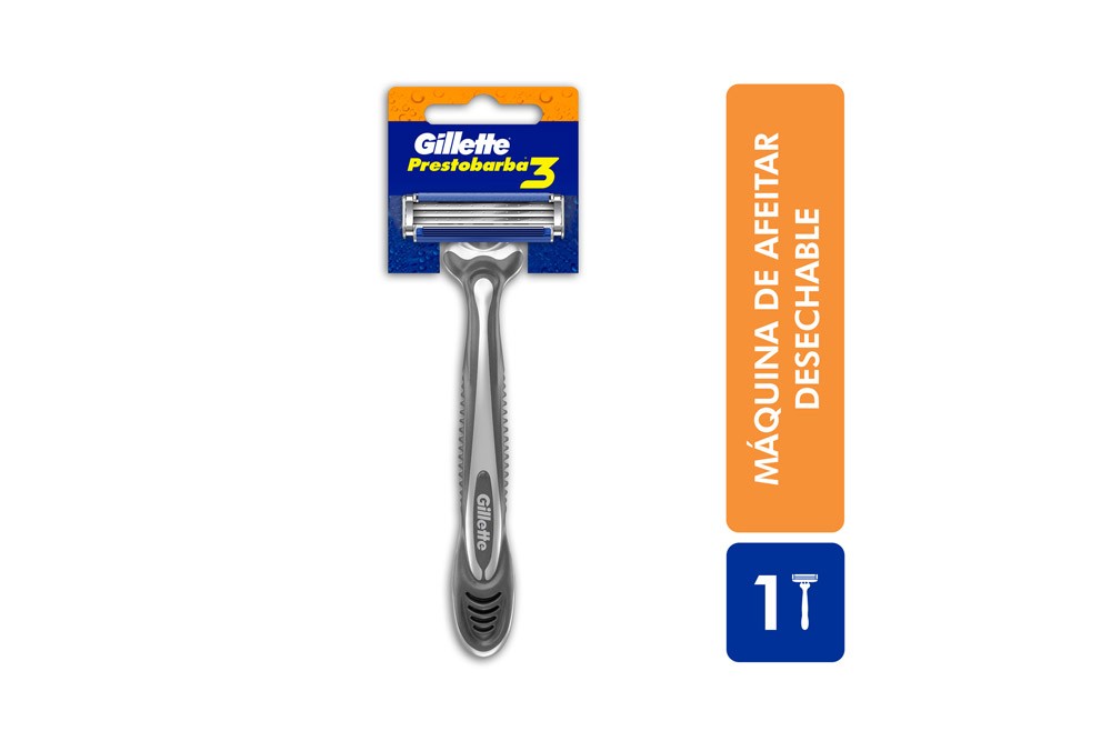 Maquina De Afeitar Gillette 3 Und