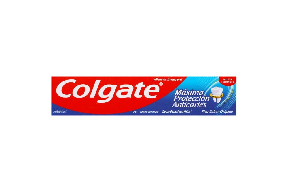 Crema Dental Colgate Máxima Protección Anticaries 60 Ml