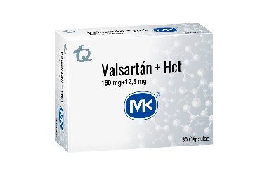 Valsartán/ Hidroclorotiazida 160/ 12,5 Caja Con 30 Cápsulas