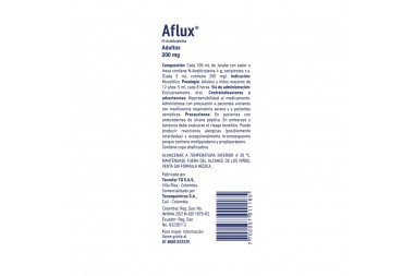 Aflux Adultos Jarabe Caja Con Frasco Con 120 Ml