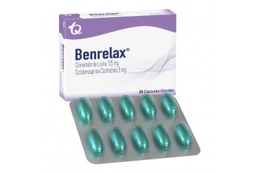 Benrelax 125/5 Mg Caja Con 20 Cápsulas Blandas