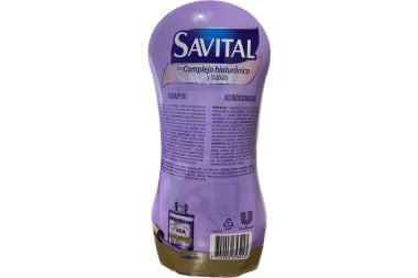 Oferta Shampoo Savital Complejo Hialurónico Y Sabilá 510Ml + Acondicionador 490 Ml