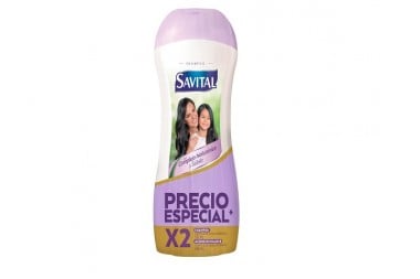 Oferta Shampoo Savital Complejo Hialurónico Y Sabilá 510Ml + Acondicionador 490 Ml