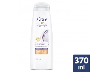 Shampoo Dove Anticaspa Hidratación Y Suavidad 370 Ml