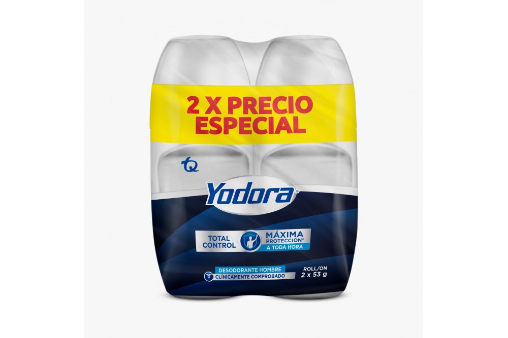 Oferta Desodorante Yodora Total Control Roll/On 2X 53G