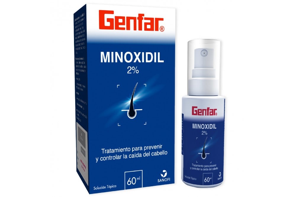 Minoxidil 2% Genfar 60 Ml