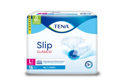 Panal Tena Slip Clasico L...