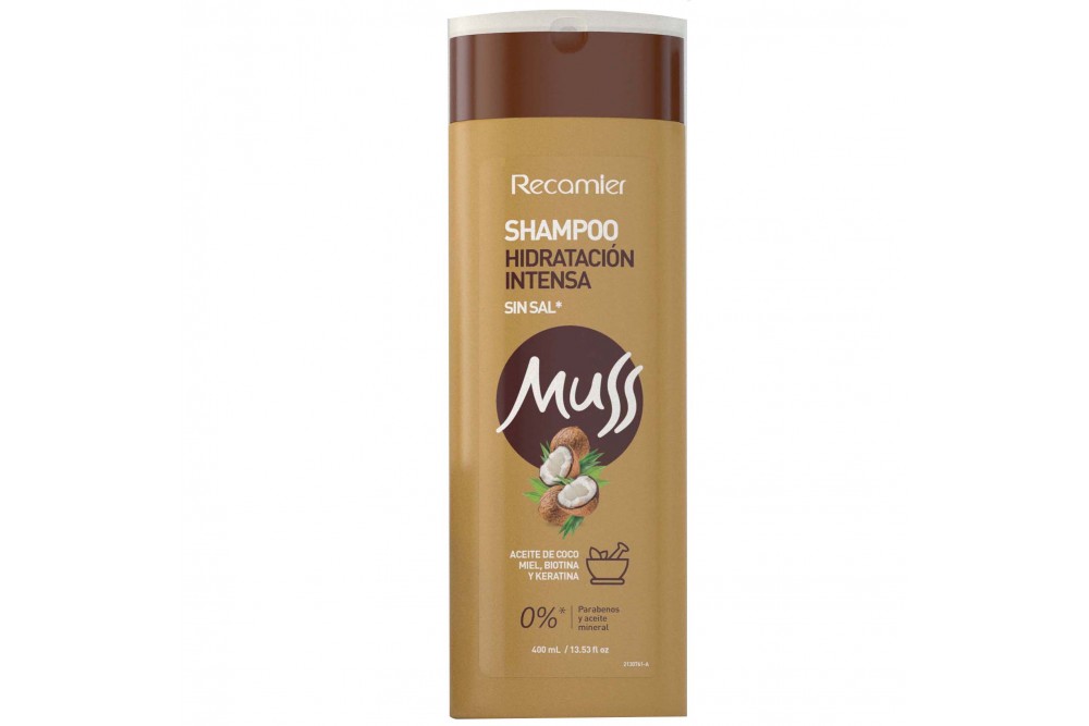 Shampoo Muss Hidratación Intensa 400 Ml