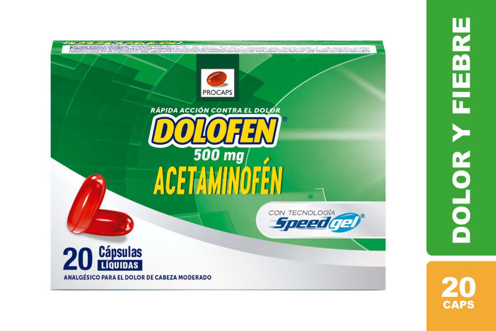 Dolofen 500Mg Caja X 20 Cápsulas Líquidas