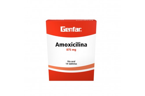 Amoxicilina Genfar 875 Mg...