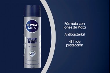 Oferta 2 Desodorantes Nivea Men Silver Protect 300 Ml