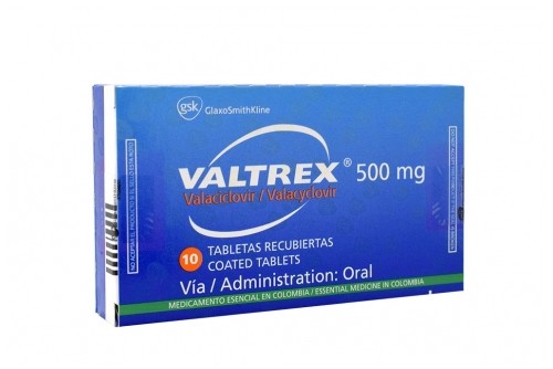 Valtrex 500 Mg Caja Con 10...