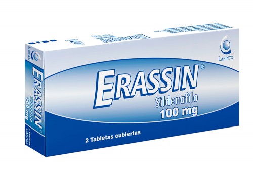 Erassin 100 Mg 2 Tabletas...