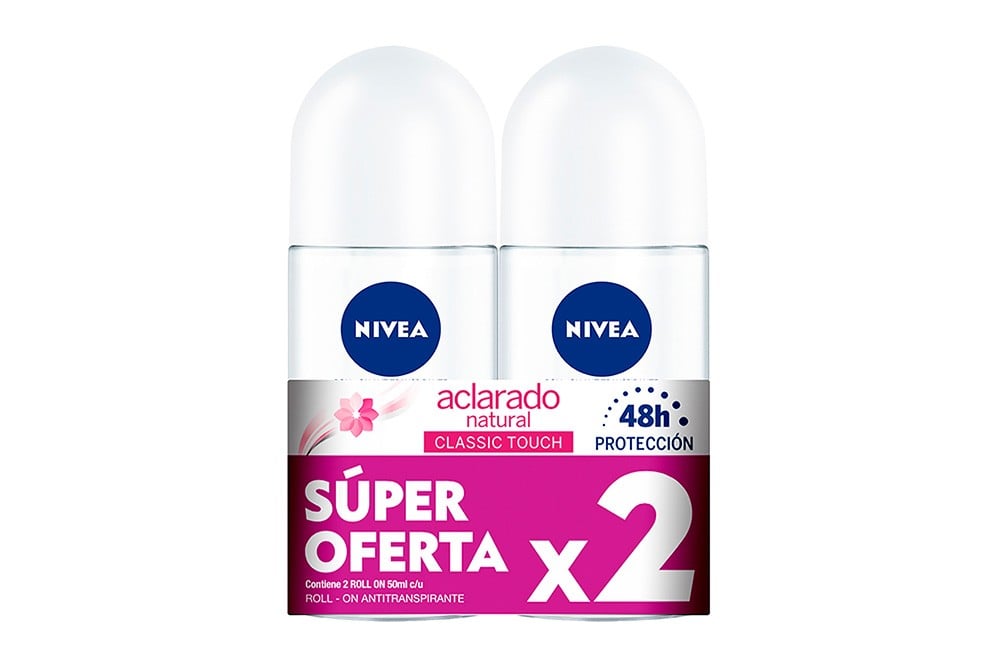 Oferta 2 Desodorante Nivea Aclarado Natural 100 G