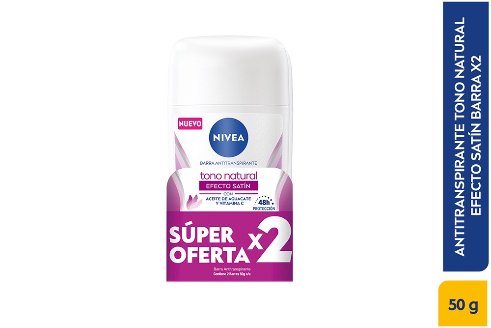 Oferta 2 Desodorante Nivea Aclarado Natural 100 G