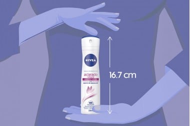 Oferta 2 Desodorantes Nivea Aclarado Efecto Satín 300 Ml