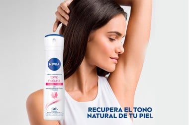 Desodorante Nivea En Aerosol Tono Natural Extra Aclarado 150 Ml