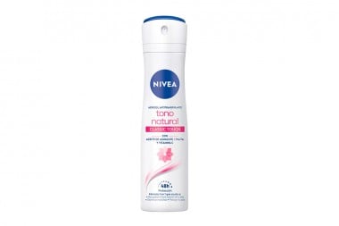 Desodorante Nivea En Aerosol Tono Natural Extra Aclarado 150 Ml