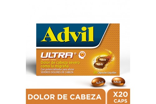 Advil Ultra 20 Cápsulas...