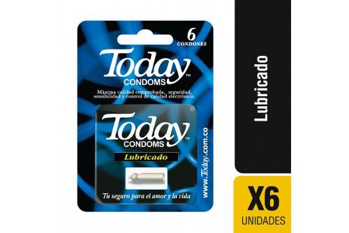 Condones Today Lubricado...