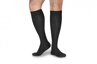 Calcetin A La Rodilla De Compresion Graduada Medivaric T-Xl Negro