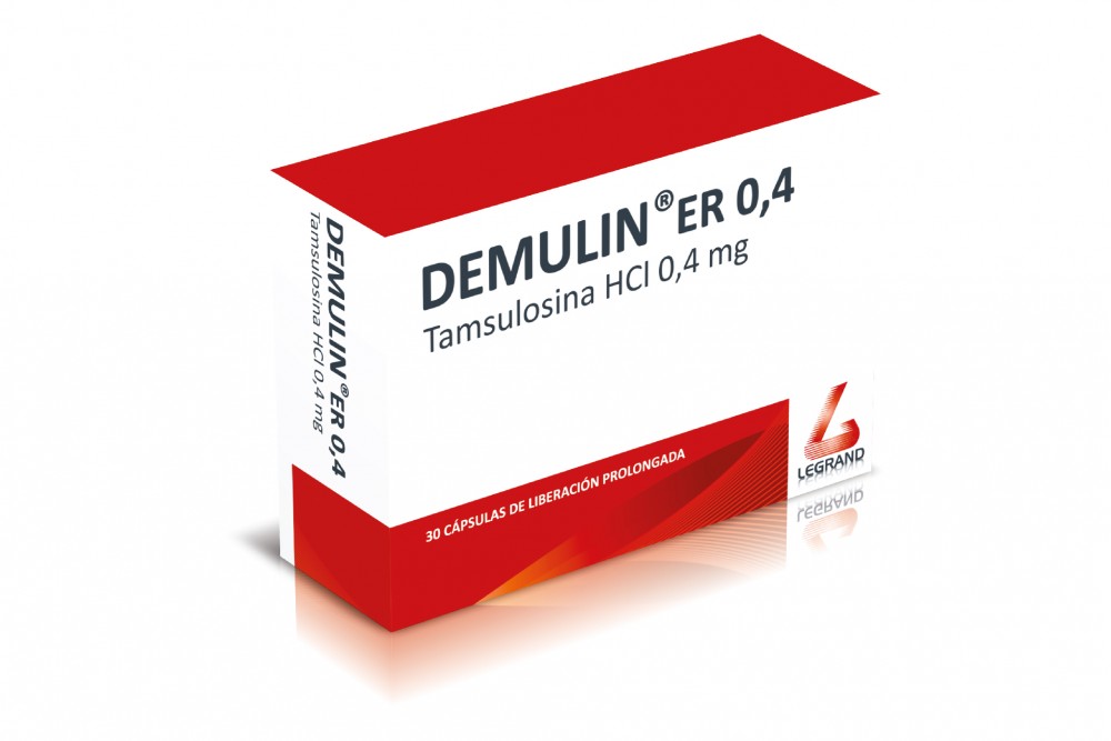 Tamsulosina 0.4 Mg Demulin Er 30 Cápsulas De Liberación Prolongada