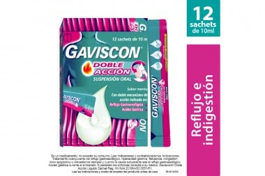 Gaviscon Doble Acción12 Sachet de 10 Ml C/U