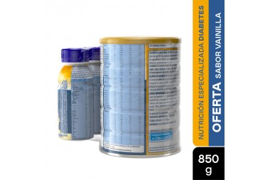 Glucerna Polvo Vainilla 850 G Gratis 3 Glucerna Liquido 237 Ml