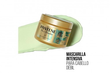 Mascarilla Capilar Intensiva Pantene Pro-V Bambú Nutre Y Crece 300 Ml