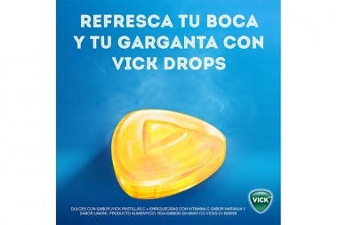 Vick Drops Sabor A Limón 24 Sobres