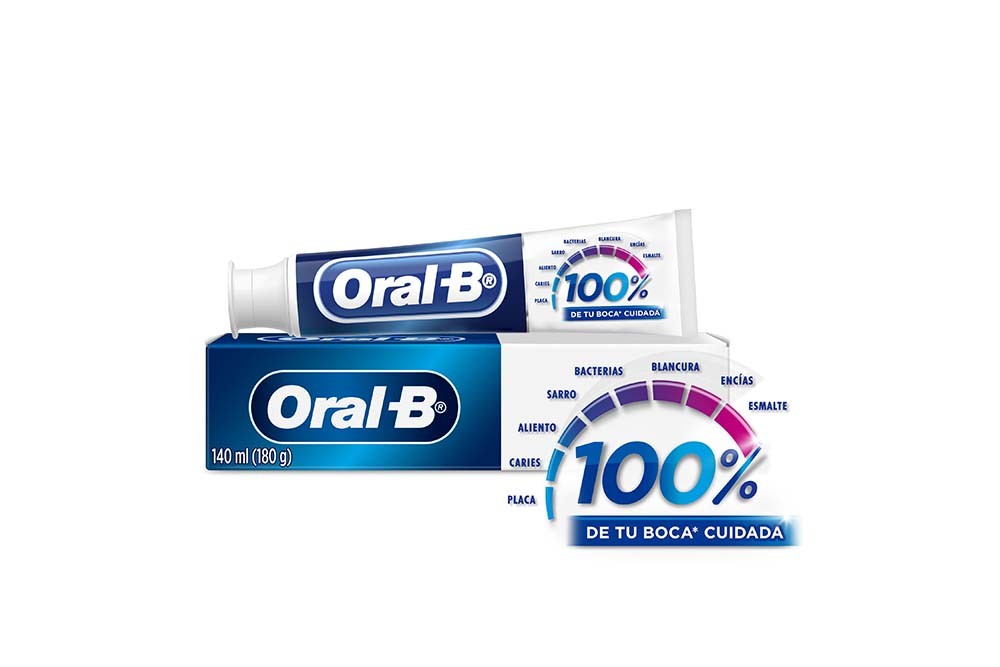 Crema Dental Oral B 100% 180 G