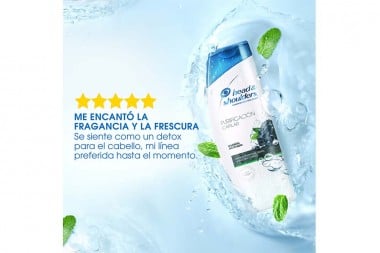 Shampoo Head & Shoulders Control Caspa Purificación Capilar 180 Ml