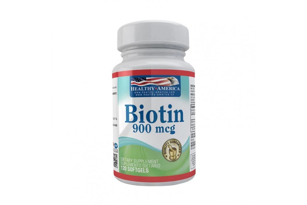 Biotin 900 Mcg 120 Cápsulas Blandas