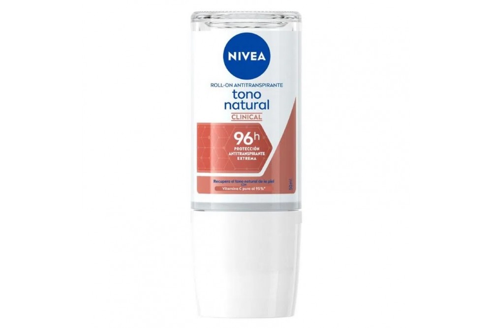 Desodorante Nivea Tono Natural Roll On 50 Ml