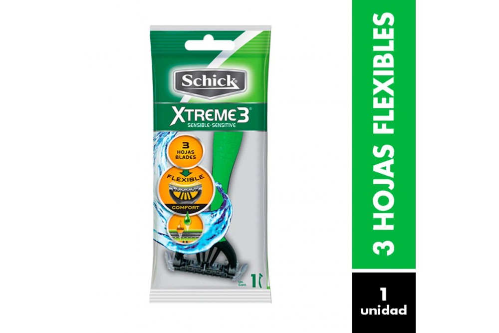 Maquina De Afeitar Schick Xtreme 3 Sensitive Und