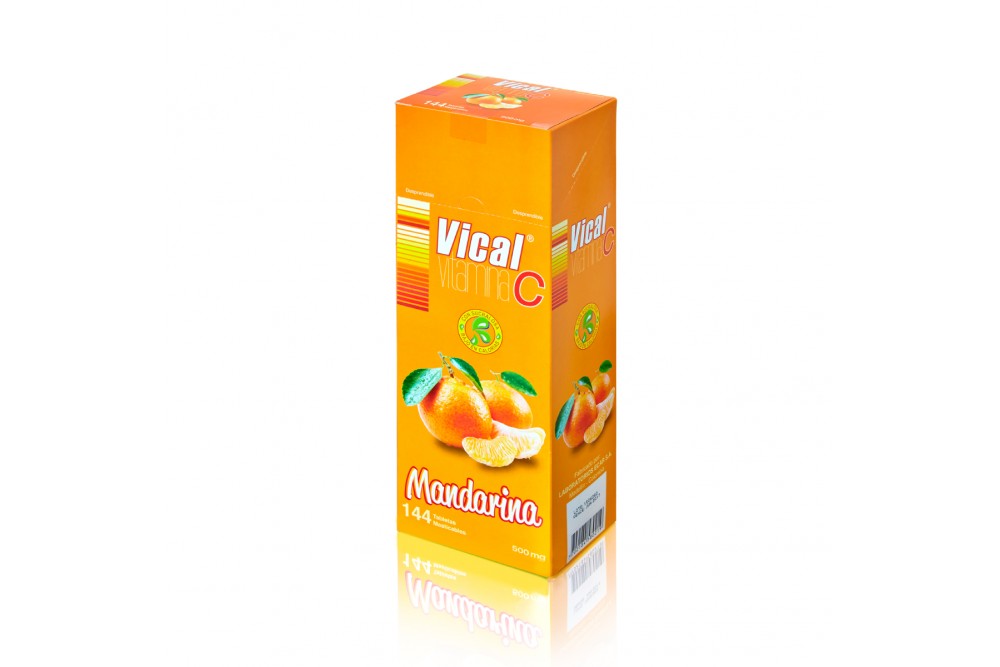 Vical Vitamina C 500 Mg Sabor Mandarina 144 Tabletas