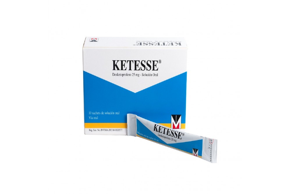 Ketesse 25 Mg Solución Oral 10 Sobres