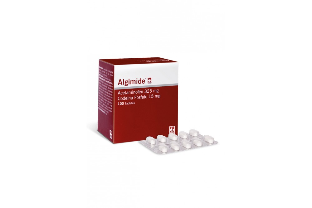 Algimide 325 / 15 Mg 100 Tabletas