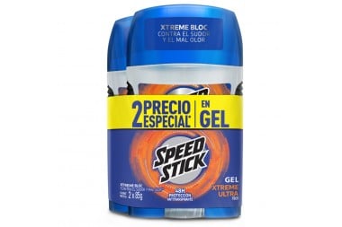 Desodorante Speed Stick Extreme Ultra Tech Gel 85 G 2 Unds