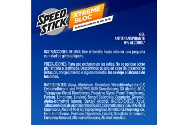 Desodorante Speed Stick Extreme Ultra Tech Gel 85 G 2 Unds