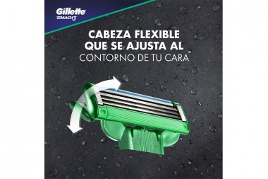 Repuesto Maquina De Afeitar Gillette Mach 3 4 Unds