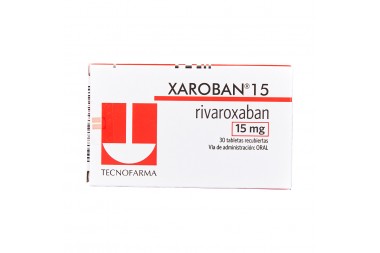 Xaroban 15 Mg 30 Tabletas...